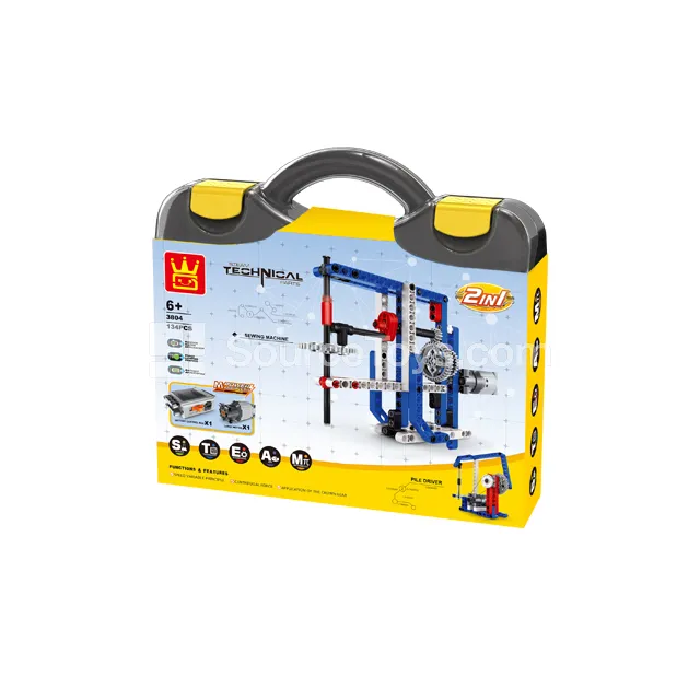 Wange Power Mechanics 2-in-1 Building Blocks Wange Power Mechanics 2-in-1 Building Blocks