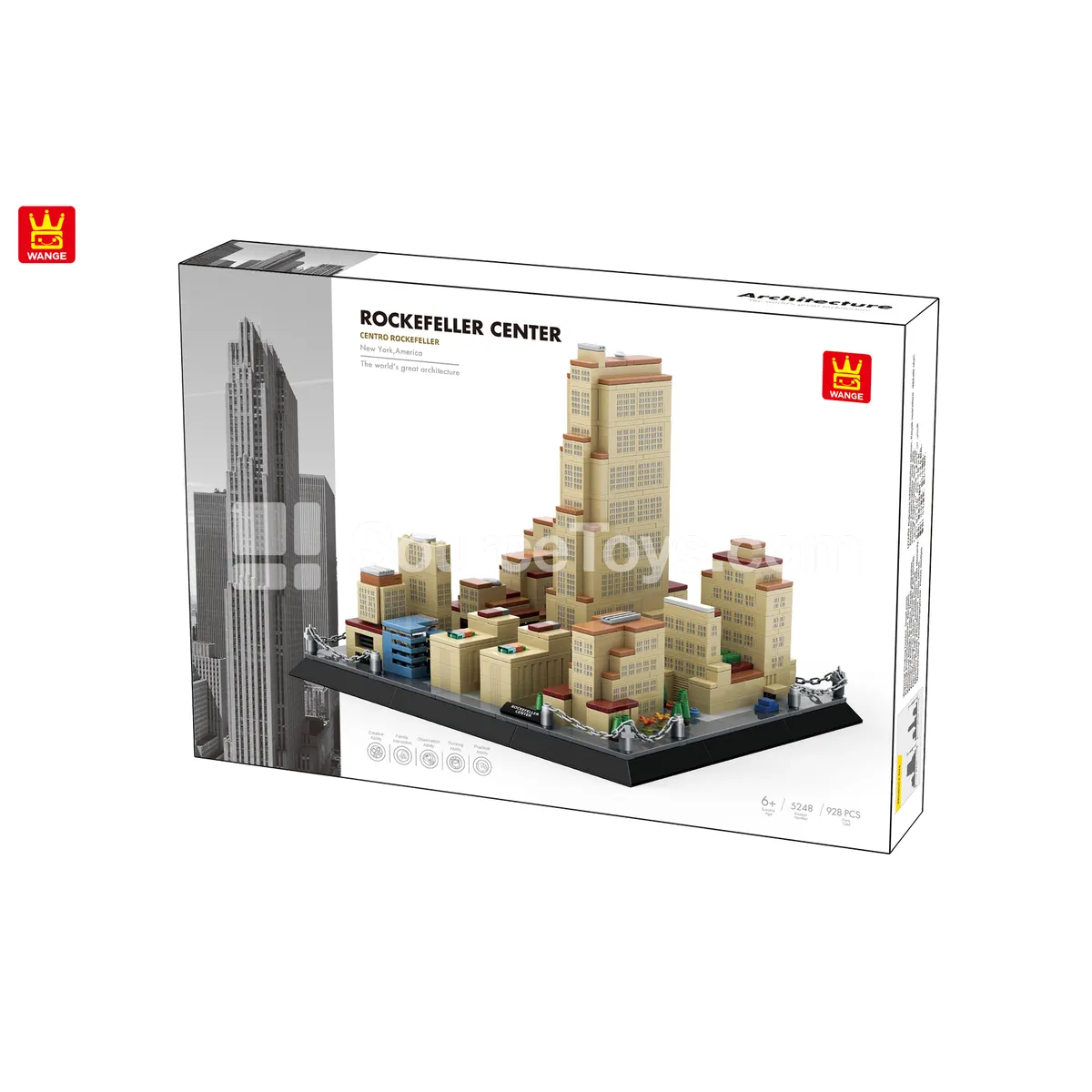 New York Manhattan Rockefeller Center Building Model New York Manhattan Rockefeller Center Building Model