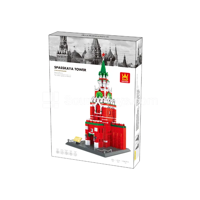 Kremlin Clock Tower Building Block Set Kremlin Clock Tower Building Block Set