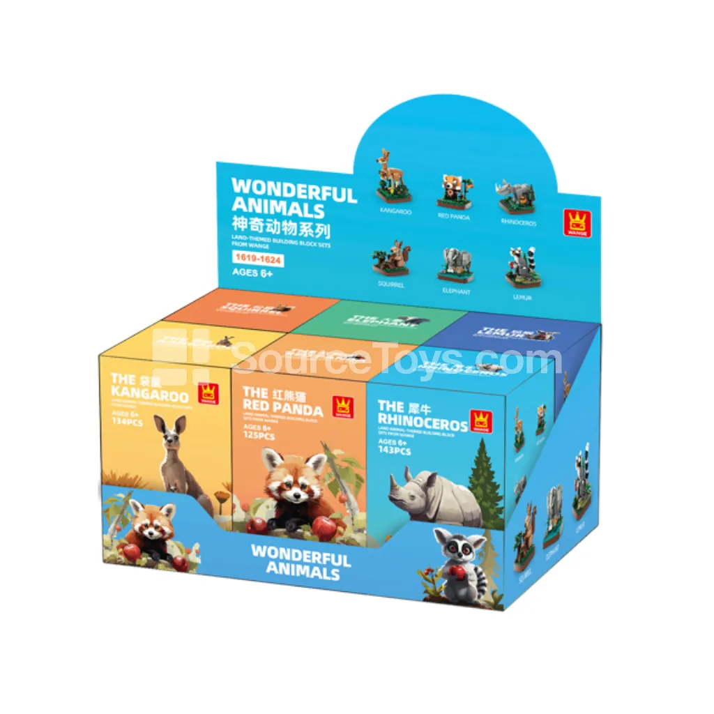 6-in-1 Land Animal Building Blocks 6-in-1 Land Animal Building Blocks