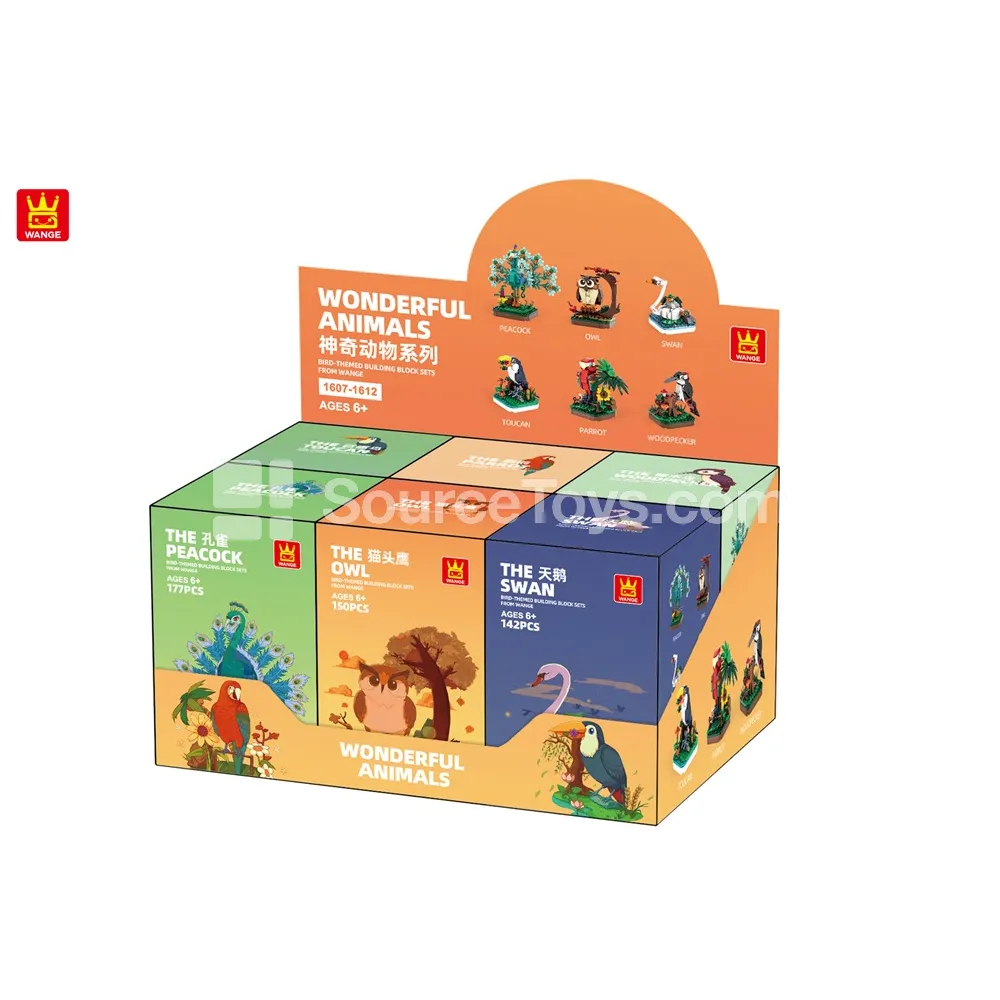 Building Blocks Magic Animals Birds 6-in-1