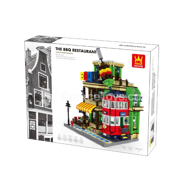 BBQ Restaurant Building Set BBQ Restaurant Building Set