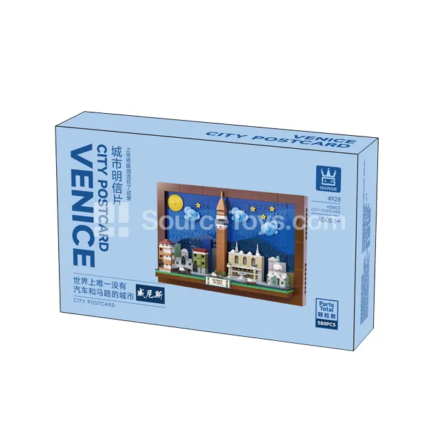 City Postcard - Venice Building Blocks City Postcard - Venice Building Blocks