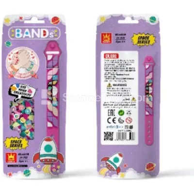 Building Block Bracelet (Magenta) 6 Styles Assorted/80 Bags per Style Building Block Bracelet (Magenta) 6 Styles Assorted/80 Bags per Style