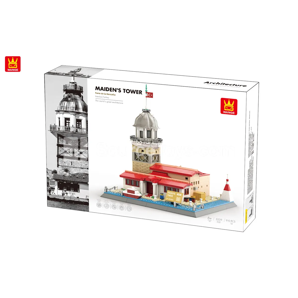 Istanbul Maiden's Tower Building Set Istanbul Maiden's Tower Building Set