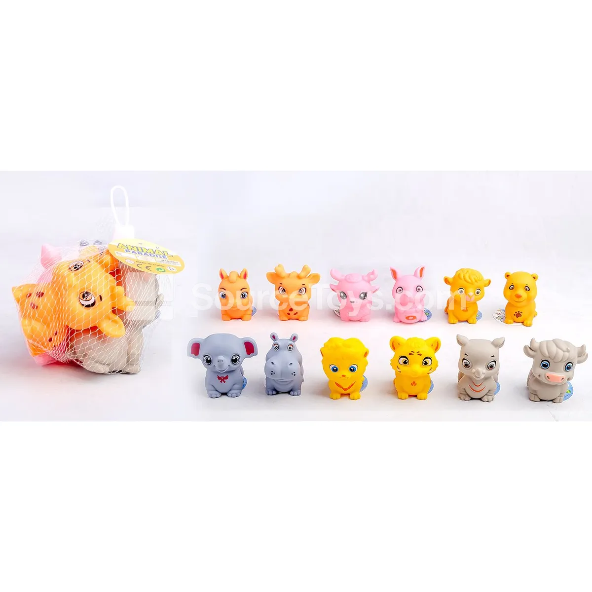 Vinyl Wildlife Animals 4pcs