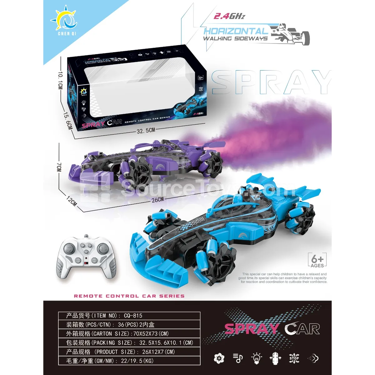 2.4G F1 Side-Spray Car 1:18 2.4G F1 Side-Spray Car 1:18