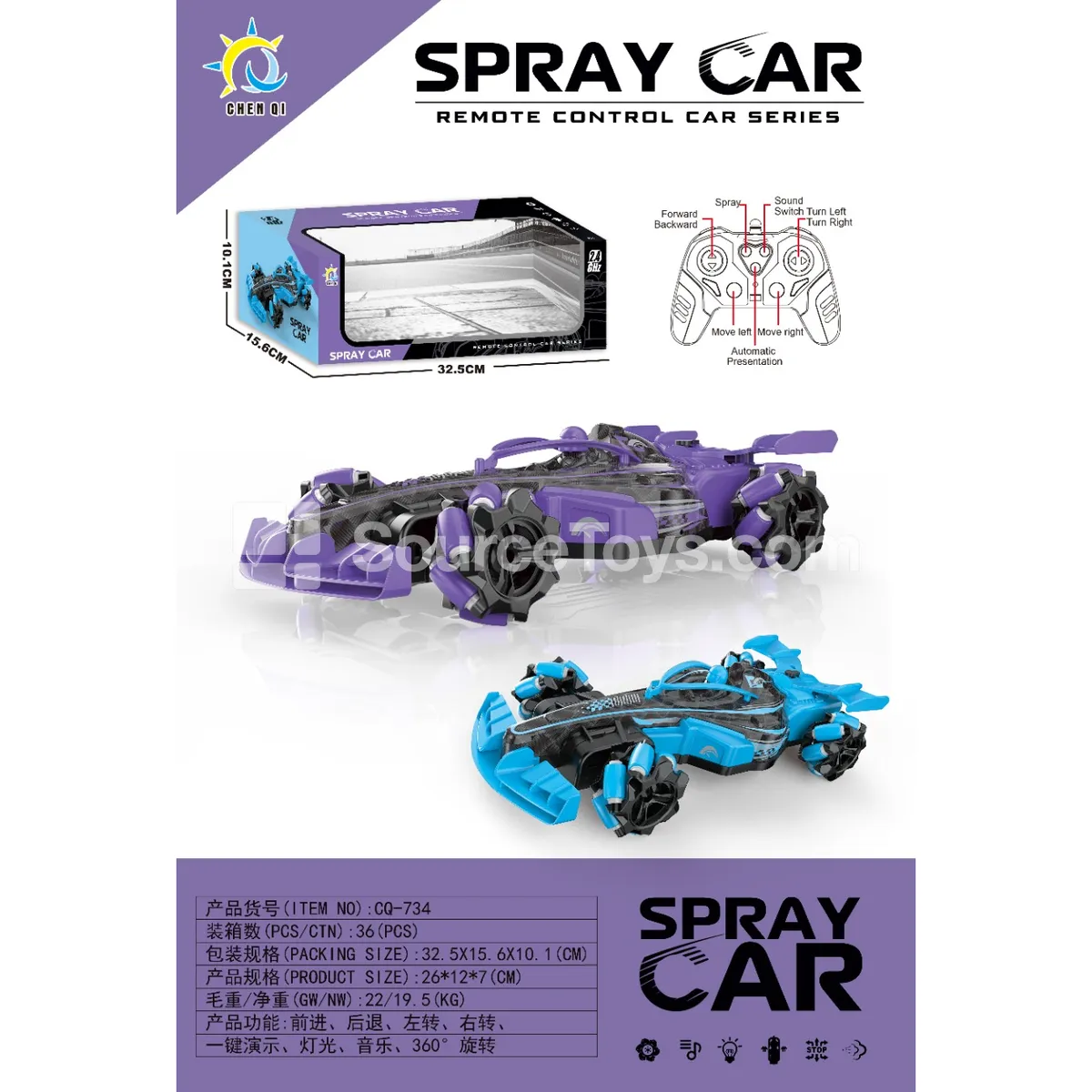 Side Spray Car 2.4G