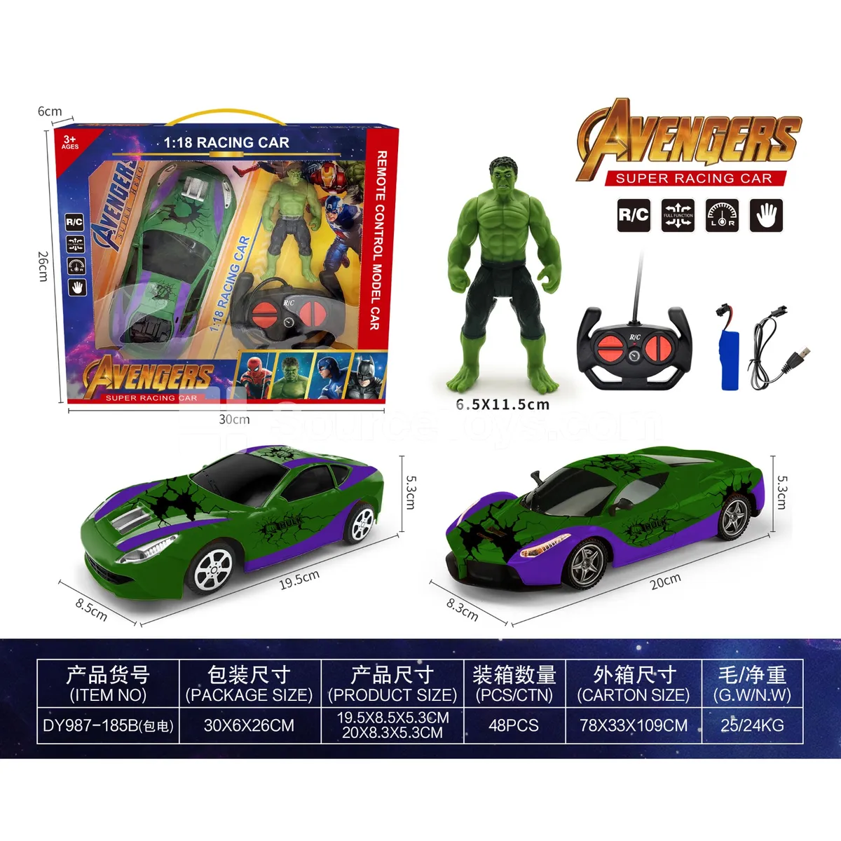 1:18 Remote Control Car (Window Box) 1:18 Remote Control Car (Window Box)