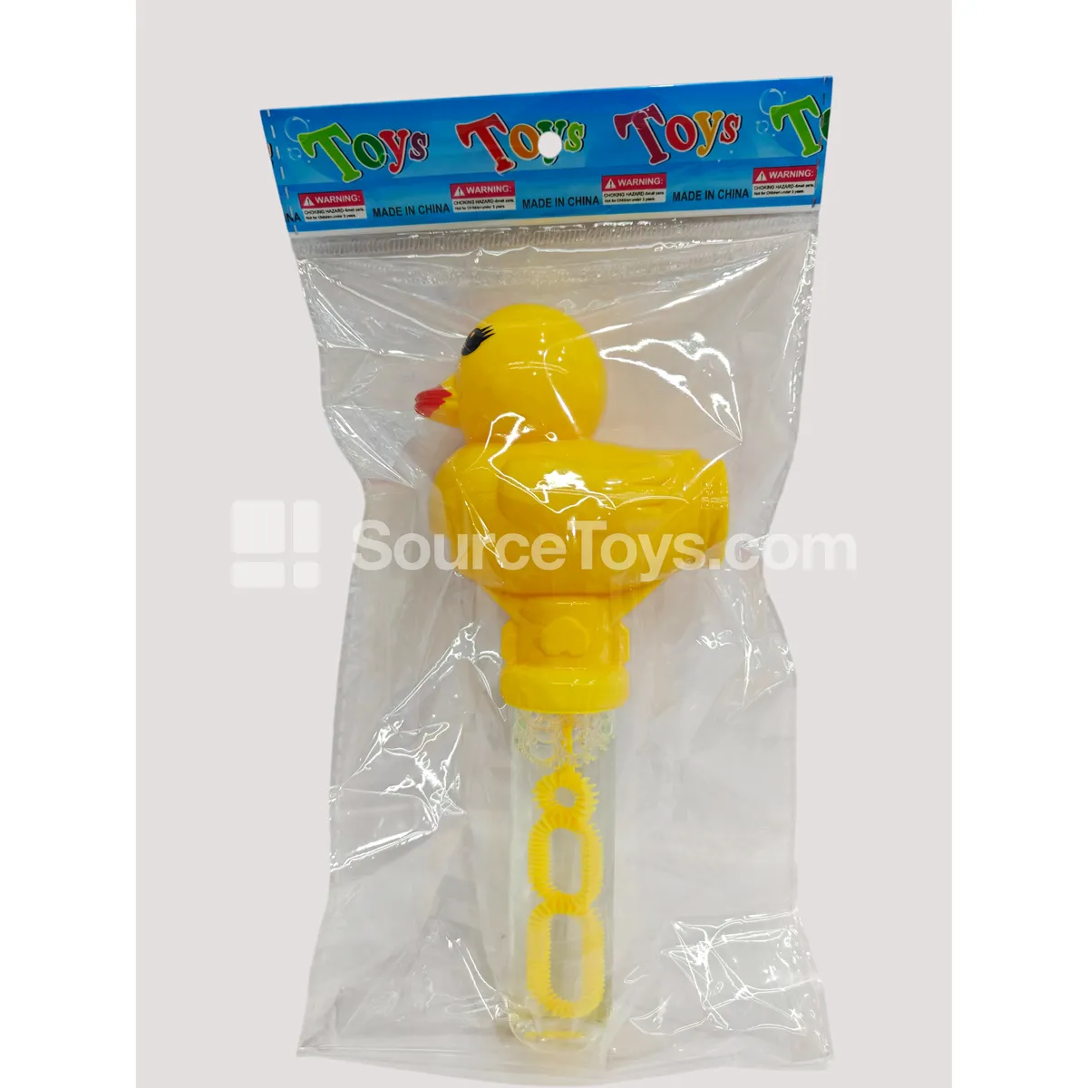 Yellow Duck Whistle Bubble Wand 36ml