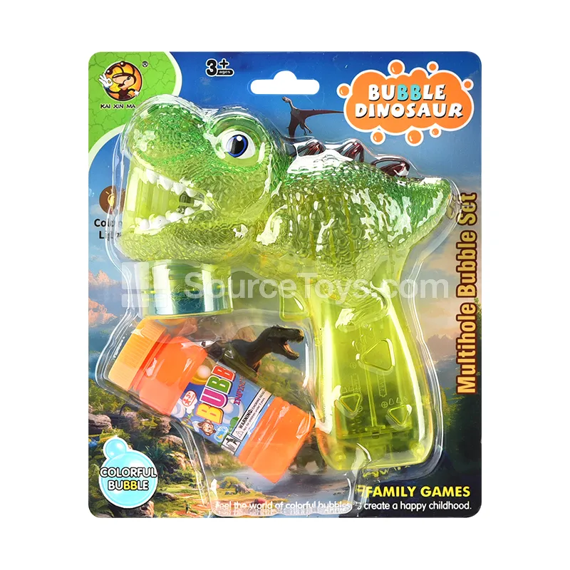 Multi-Hole T-Rex Bubble Gun (with Lights) Multi-Hole T-Rex Bubble Gun (with Lights)