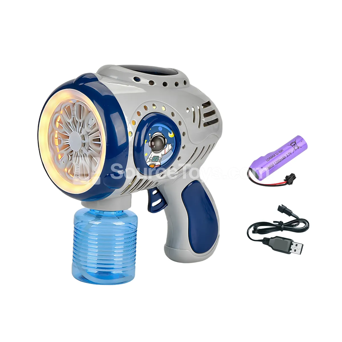 Electric 10-Hole Bubble Gun Electric 10-Hole Bubble Gun