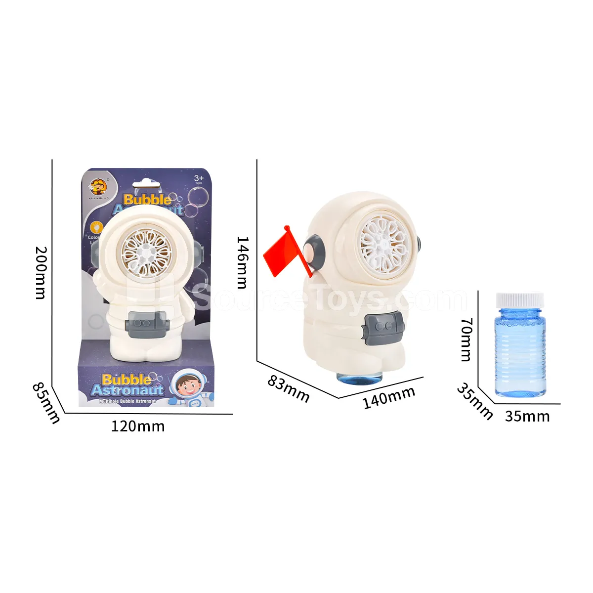 Astronaut Bubble Machine