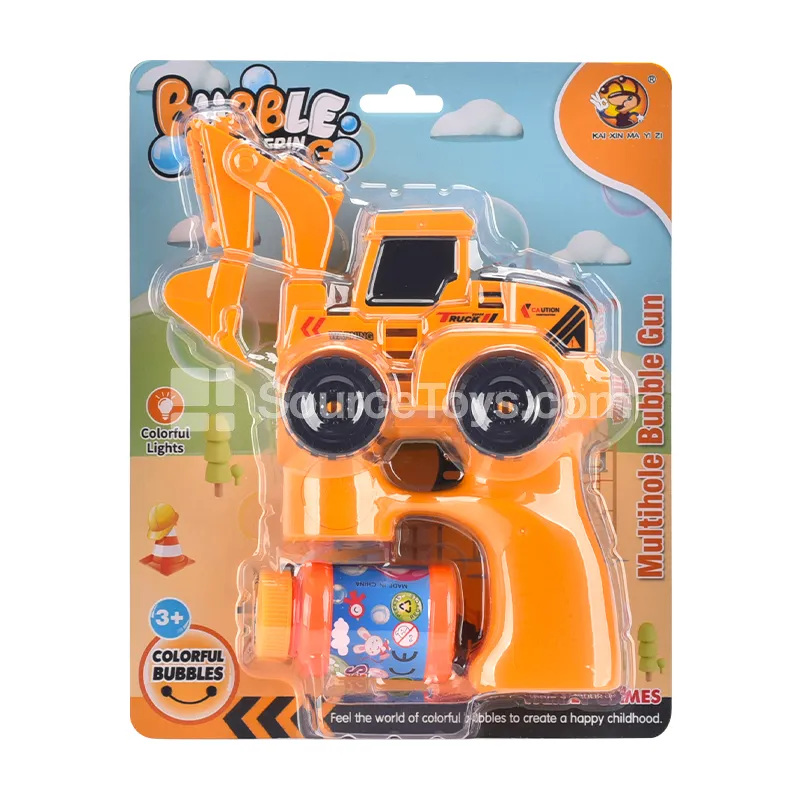 Excavator Bubble Gun with Lights