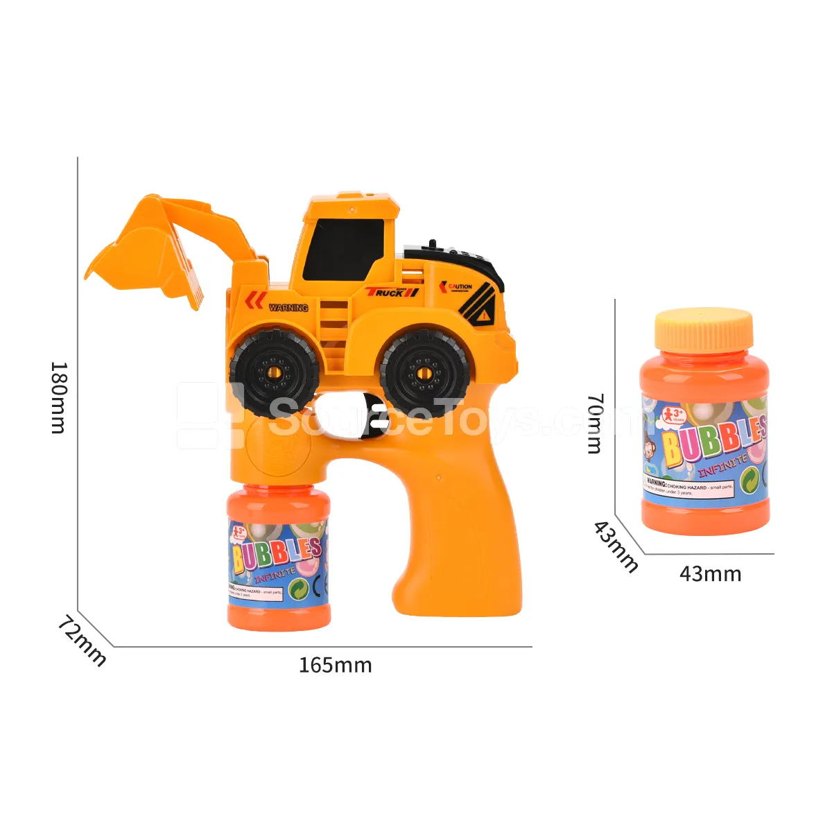 Excavator Bubble Gun with Lights Excavator Bubble Gun with Lights