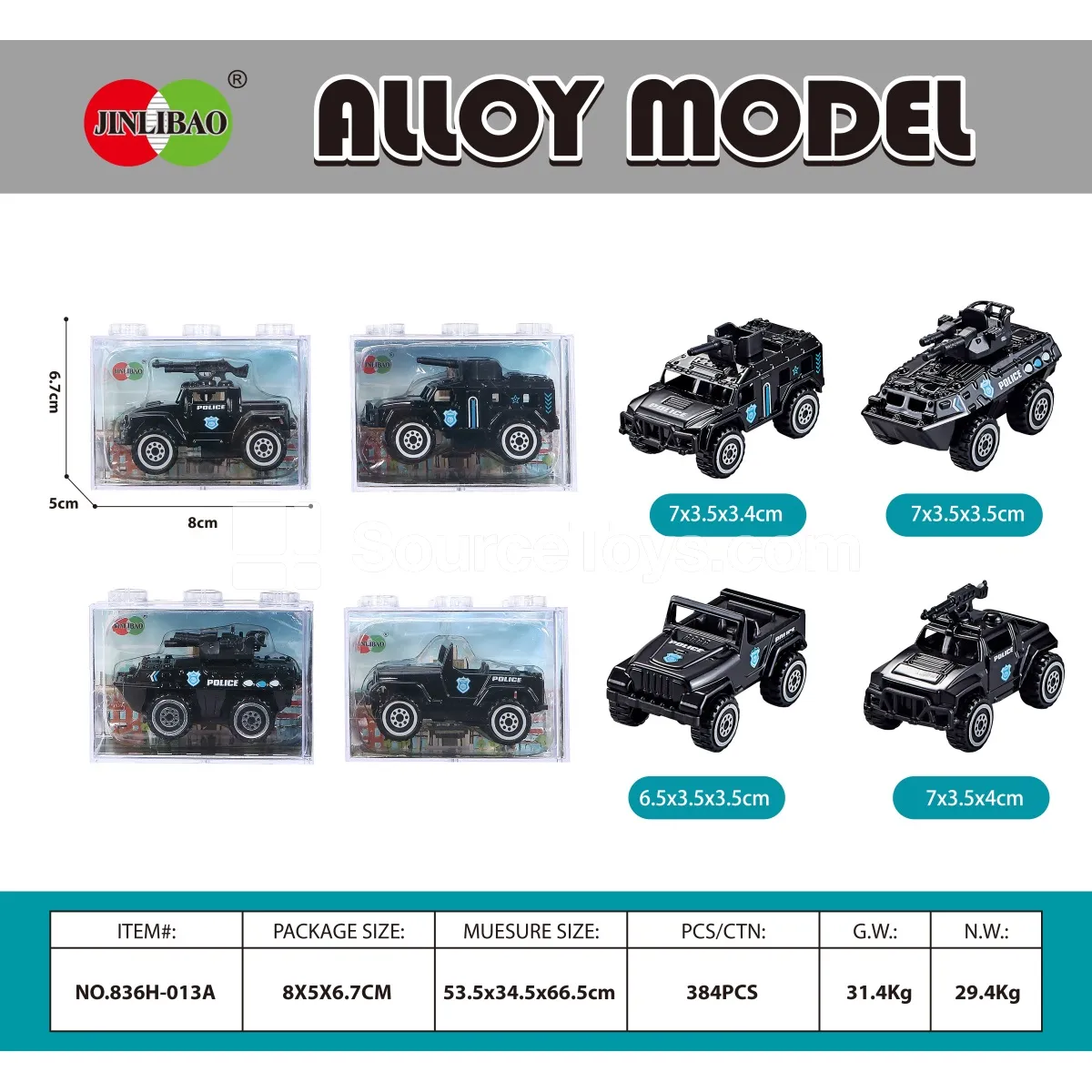 Alloy Police Scooter Car Alloy Police Scooter Car