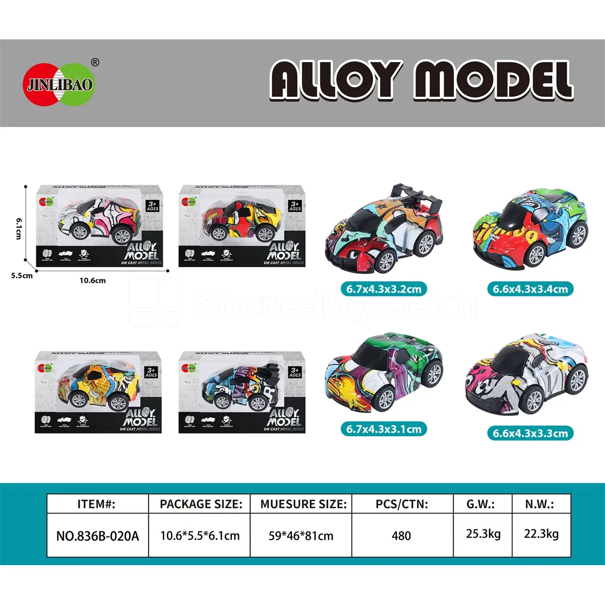 Alloy Q-Scale Pullback Graffiti Sports Car Alloy Q-Scale Pullback Graffiti Sports Car
