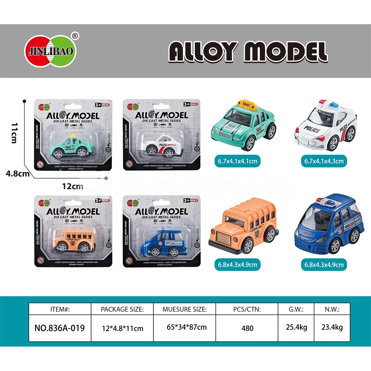 Alloy Mini Pull-Back City Car Alloy Mini Pull-Back City Car