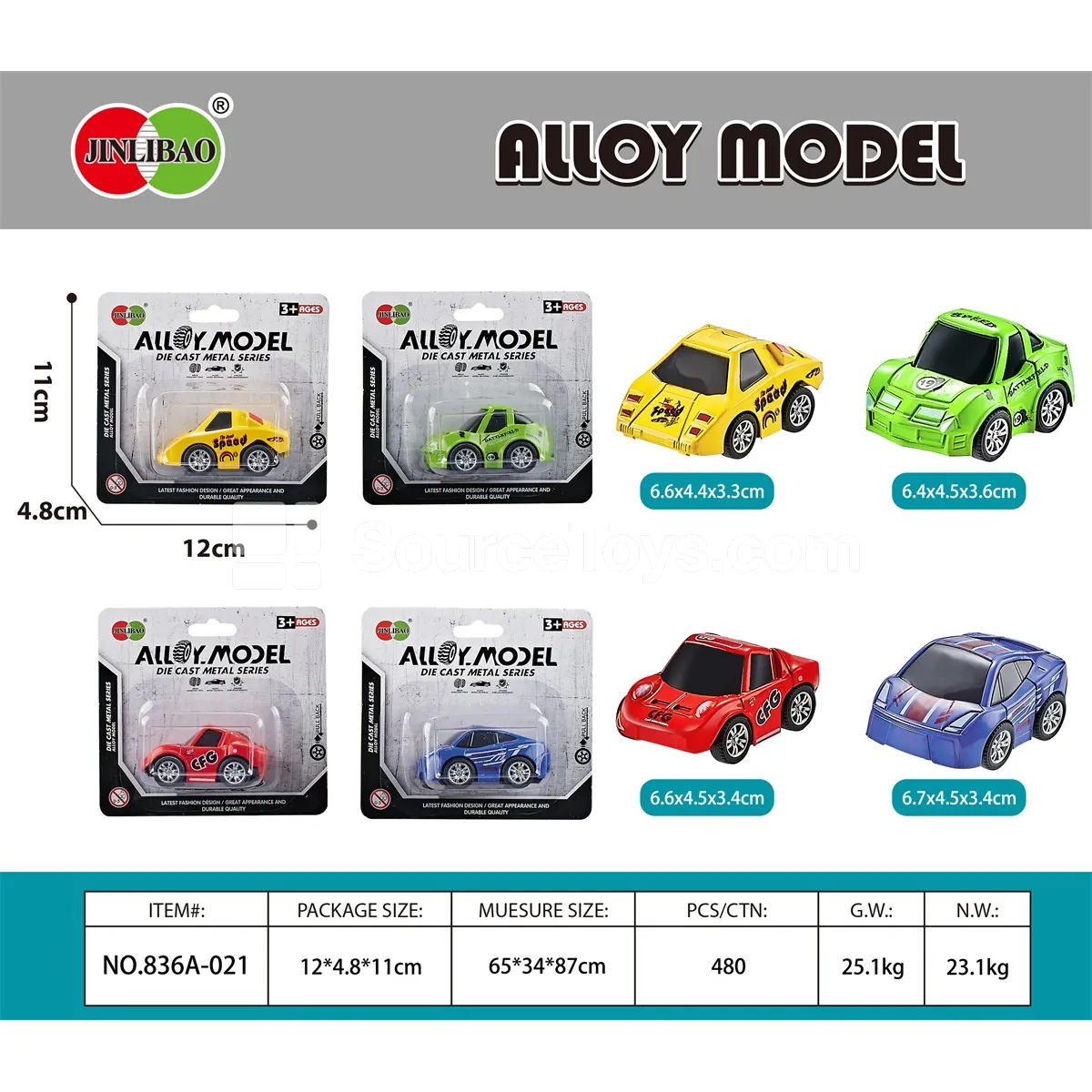 Alloy Q-version Pull-back Racing Car Alloy Q-version Pull-back Racing Car
