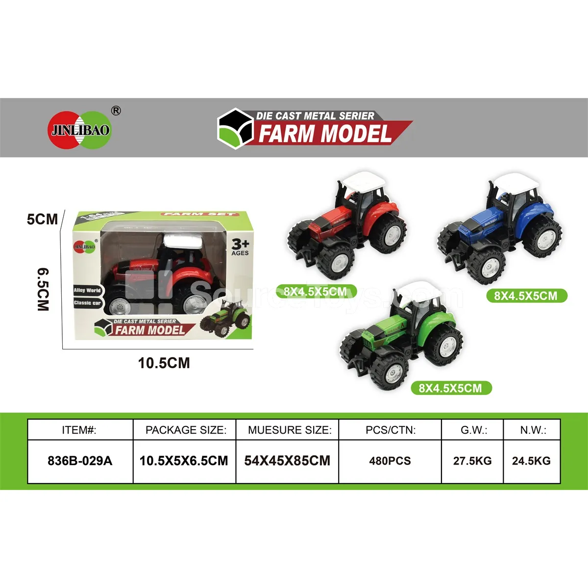 Alloy Ride-On Tractor Alloy Ride-On Tractor