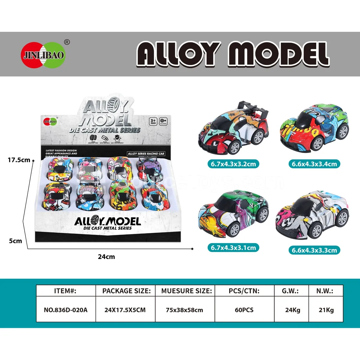 8PCS Flat Display Box Alloy Q-Style Friction-Powered Graffiti Sports Cars 8PCS Flat Display Box Alloy Q-Style Friction-Powered Graffiti Sports Cars