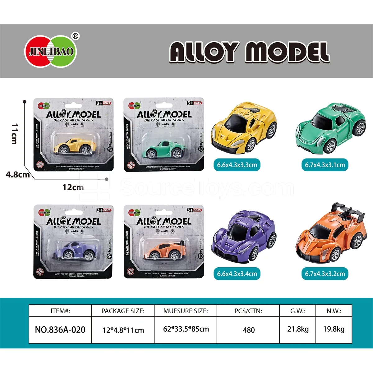Alloy Cartoon Pull-Back Car Alloy Cartoon Pull-Back Car